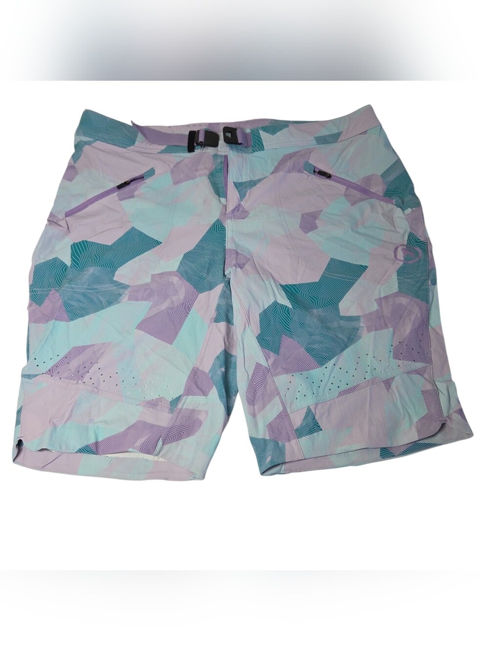 Men's Geo Pastel Board Shorts - Lavender & Aqua. Size XL